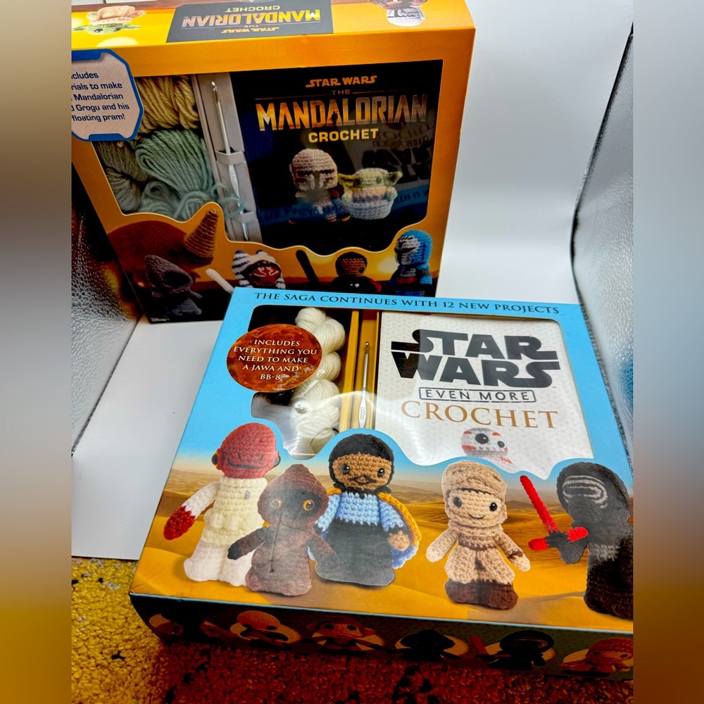 New Star Wars Crochet sets. 2 boxes